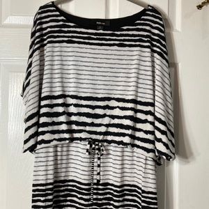 Style&co black and white dress size L.